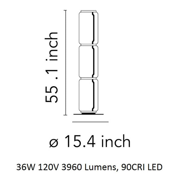 Noctambule 450 Floor Lamp Floor Lamps FLOS
