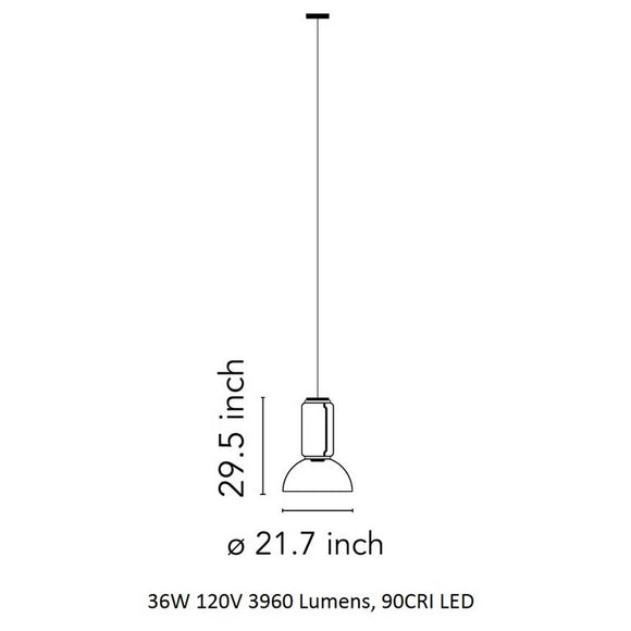 Noctambule Bowl Pendant Light Lighting FLOS
