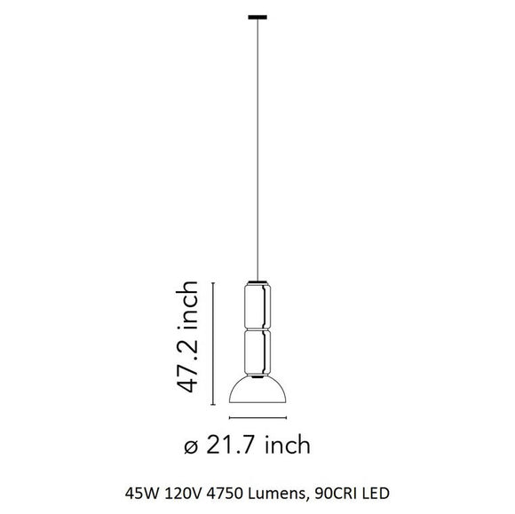 Noctambule Bowl Pendant Light Lighting FLOS