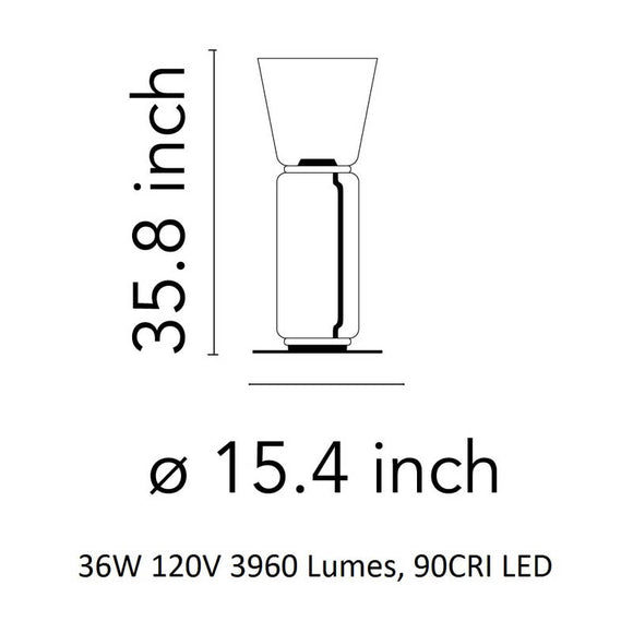 Noctambule Cone Floor Lamp Floor Lamps FLOS