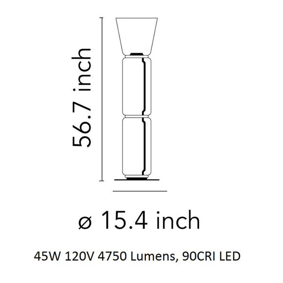 Noctambule Cone Floor Lamp Floor Lamps FLOS