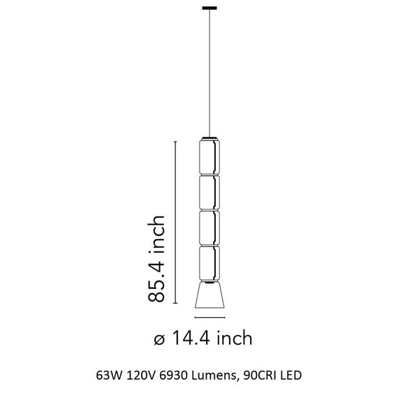 Noctambule Cone Pendant Light Lighting FLOS