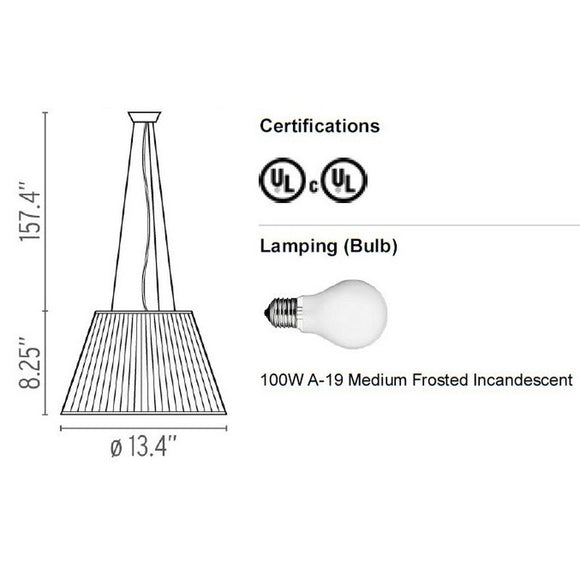 Romeo Moon Suspension Lamp Lighting FLOS