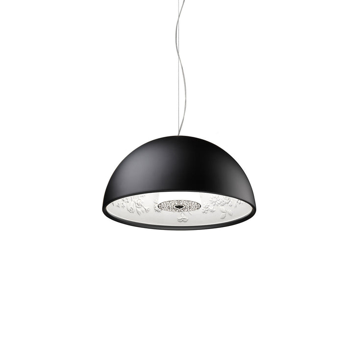 Skygarden Pendant Light Lighting FLOS Matte Black Small: 15.7 in diameter