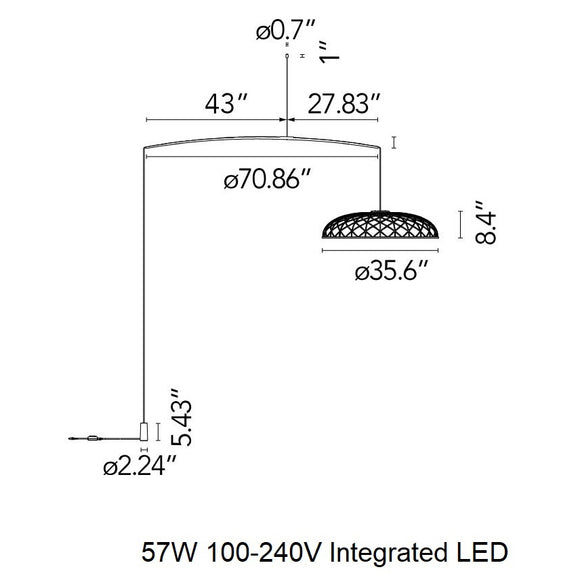 Skynest Motion Floor Lamp Floor Lamps FLOS