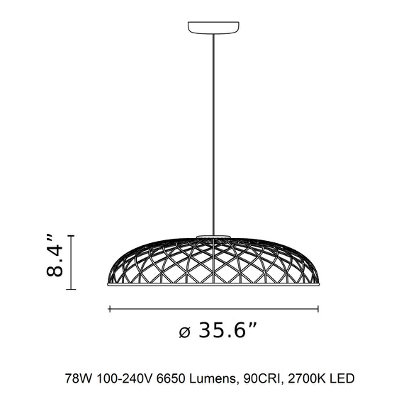 Skynest Suspension Light Lighting FLOS