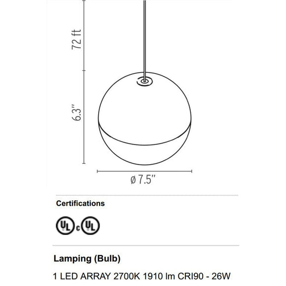 String Light Sphere Pendant Light Lighting FLOS