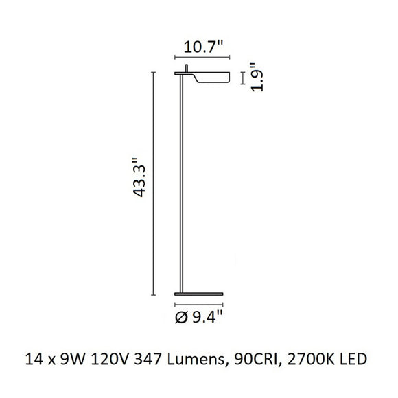 Tab Floor Lamp Floor Lamps FLOS