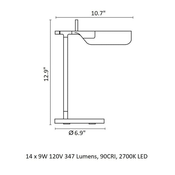 Tab Table Lamp Desk Lamps FLOS