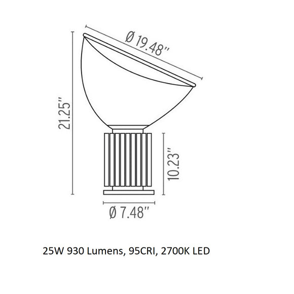 Taccia Table Lamp Table Lamps FLOS