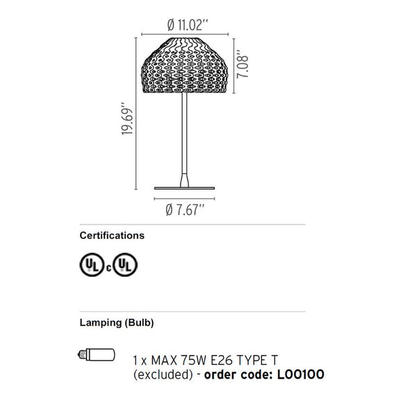 Tatou Table Lamp Table Lamps FLOS