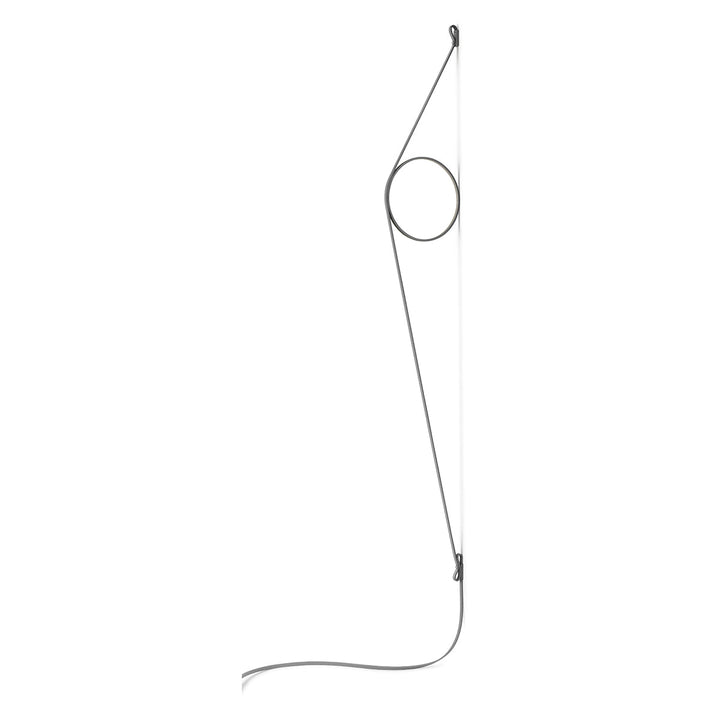WireRing Plug-In Wall Light Wall Light Fixtures FLOS Grey