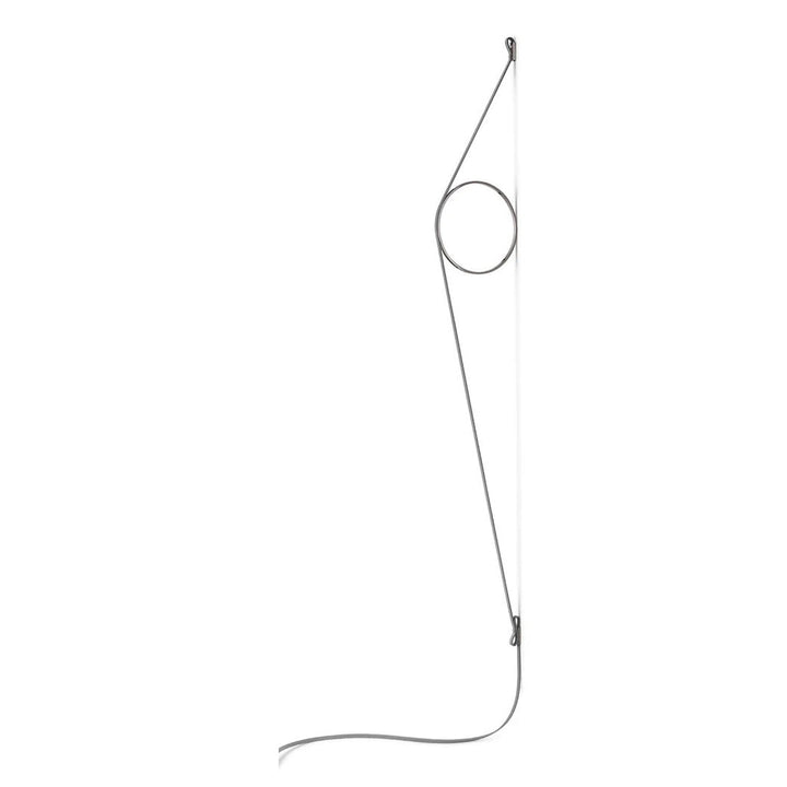 WireRing Plug-In Wall Light Wall Light Fixtures FLOS Polished Black