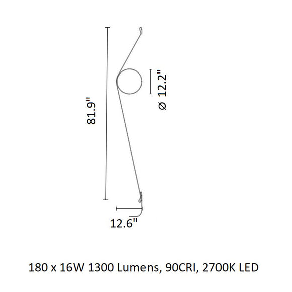WireRing Plug-In Wall Light Wall Light Fixtures FLOS