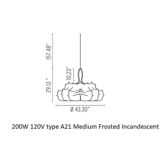 Zeppelin Pendant Light Lighting FLOS