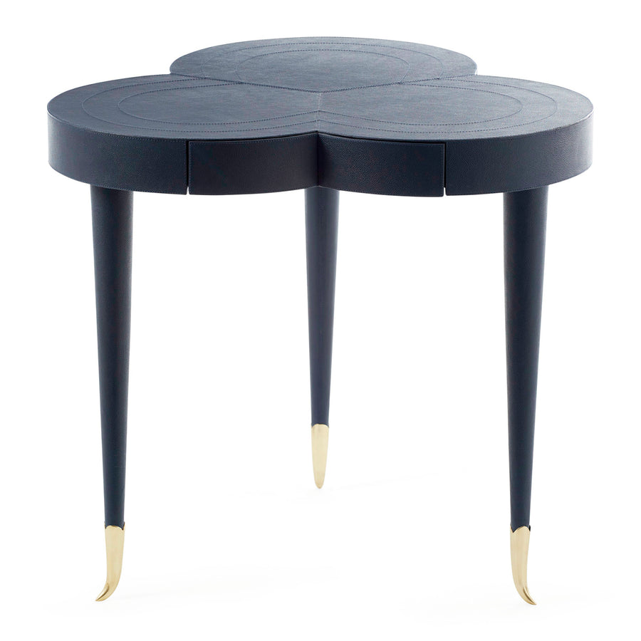 Flow 52" Leather Console Jonathan Adler Mariner
