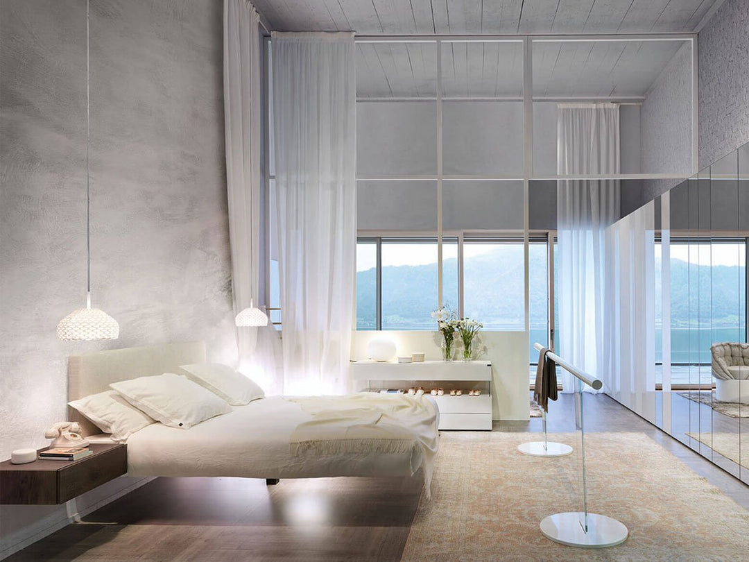 Fluttua Bed - Upholstered Headrest Francis 100Designed byDaniele Lago