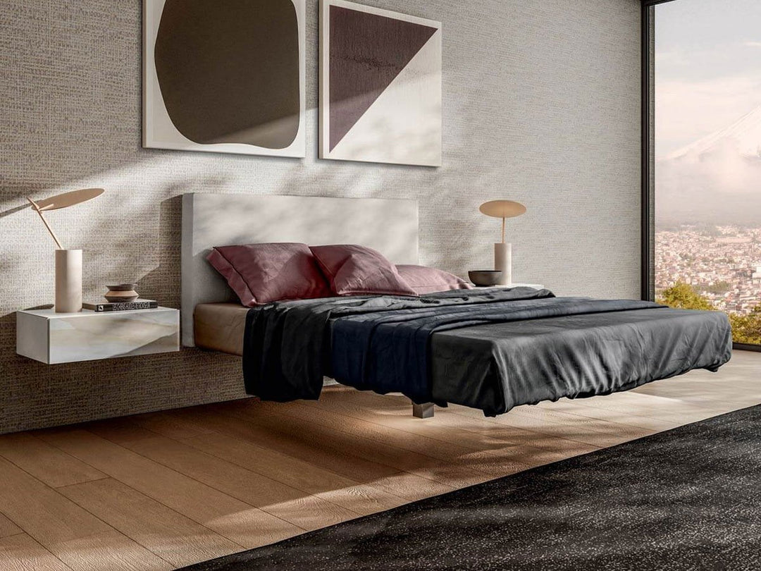 Fluttua Bed - Upholstered Headrest Francis 100Designed byDaniele Lago