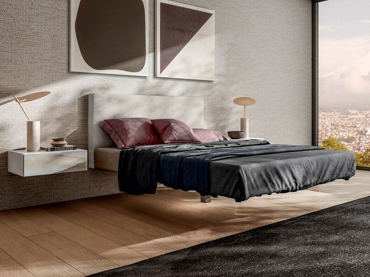 Fluttua Bed - Upholstered Headrest Francis 100Designed byDaniele Lago