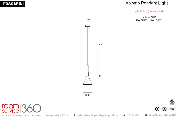 Foscarini Aplomb Pendant Light