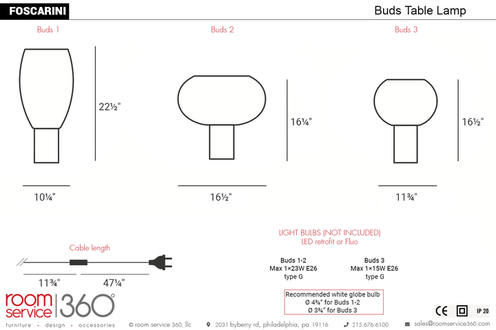 Foscarini Buds Table Lamp