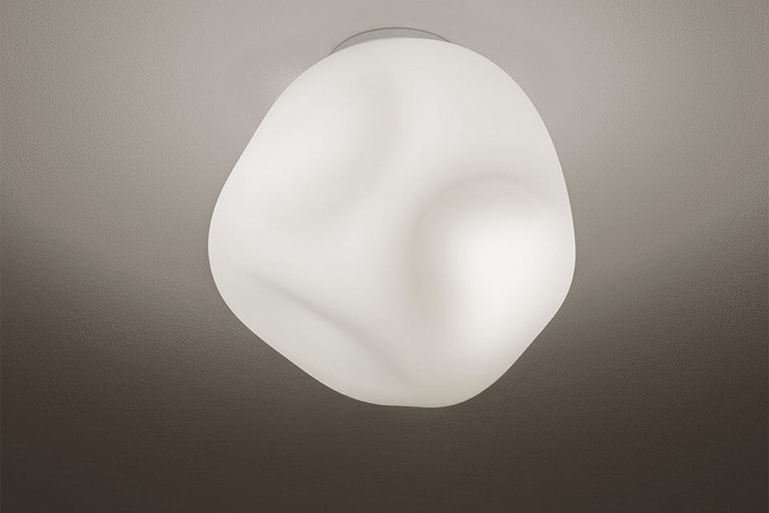 Hoba Flush Mount Light Ceiling Lights Foscarini