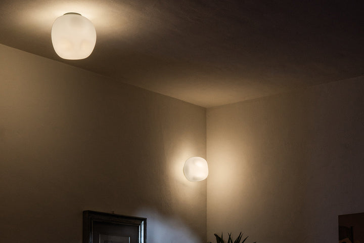 Hoba Flush Mount Light Ceiling Lights Foscarini