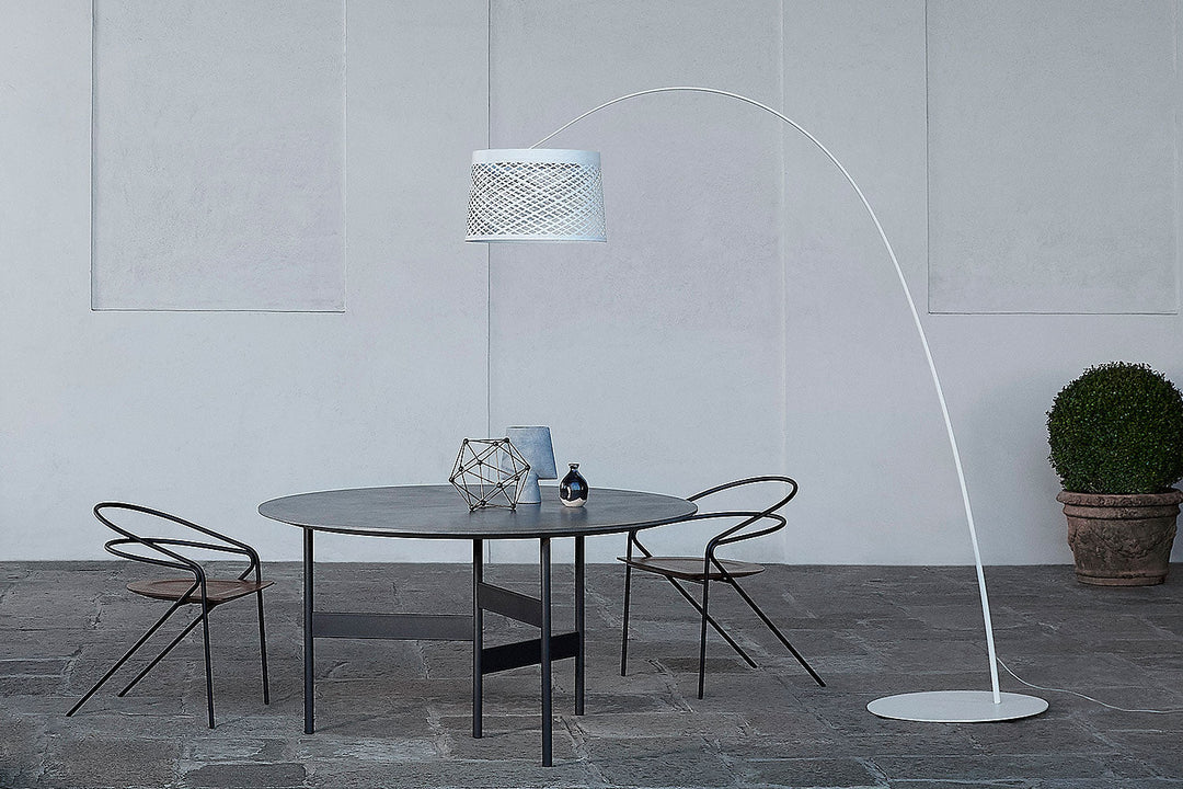 Twiggy Grid Arc Floor Lamp Floor Lamps Foscarini