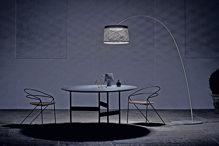 Twiggy Grid Arc Floor Lamp Floor Lamps Foscarini