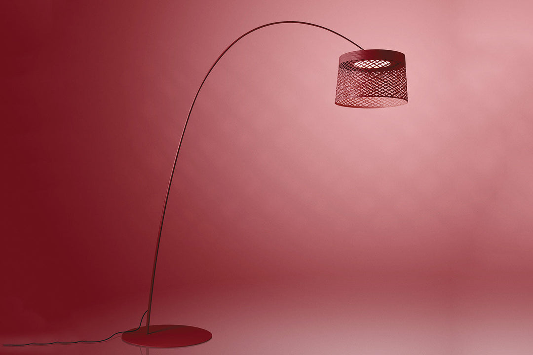 Twiggy Grid Arc Floor Lamp Floor Lamps Foscarini