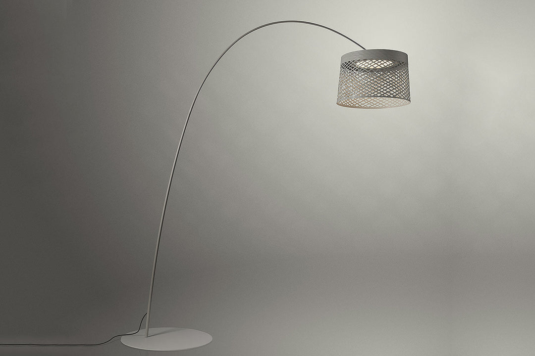 Twiggy Grid Arc Floor Lamp Floor Lamps Foscarini