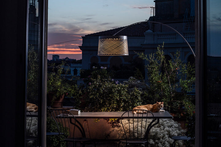 Twiggy Grid Arc Floor Lamp Floor Lamps Foscarini