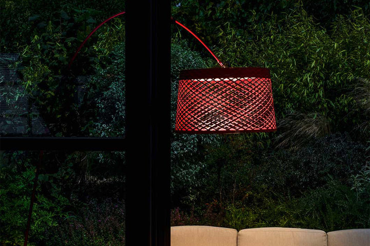 Twiggy Grid Arc Floor Lamp