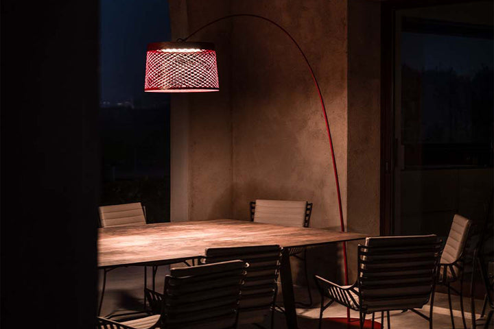 Twiggy Grid Arc Floor Lamp Floor Lamps Foscarini