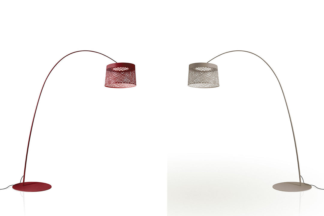 Twiggy Grid Arc Floor Lamp Floor Lamps Foscarini