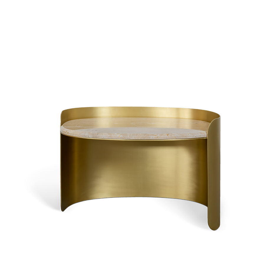 FRANCIS SCOTT OVAL SIDE TABLE Side Tables Essential Homes