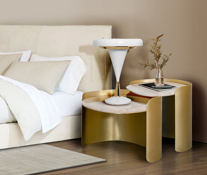 FRANCIS SCOTT OVAL SIDE TABLE Side Tables Essential Homes