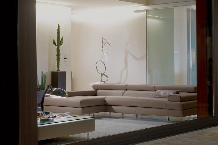 Avenue Sectional Sofa with Chaise Sectionals Gamma Arredamenti