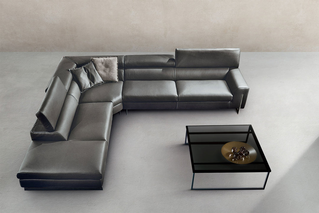 Bellevue Corner Sectional Sofa with Peninsula Sectionals Gamma Arredamenti