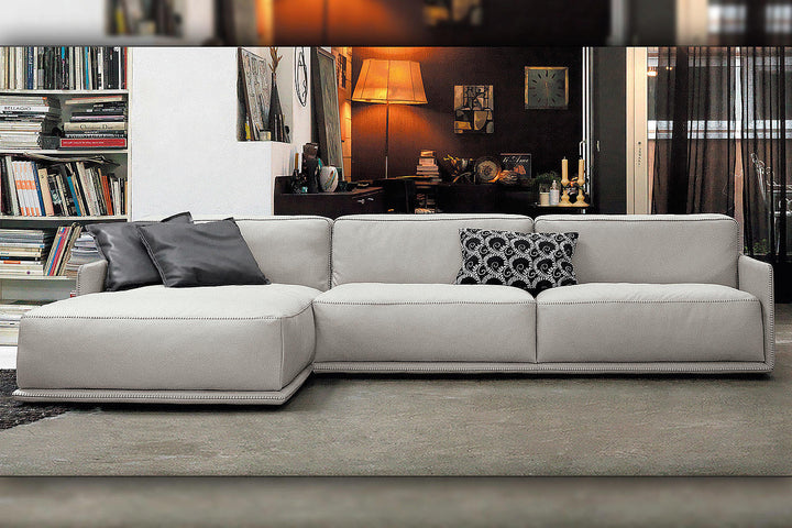 Border Sectional Sofa with Chaise Sectionals Gamma Arredamenti