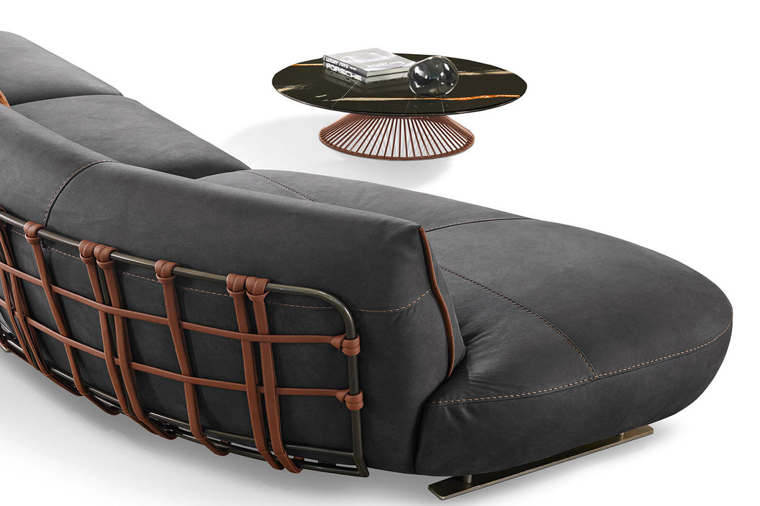 Cocoon Angled Sectional Sofa Sectionals Gamma Arredamenti