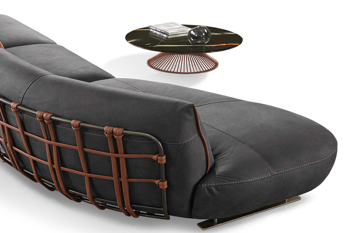 Cocoon Angled Sectional Sofa Sectionals Gamma Arredamenti