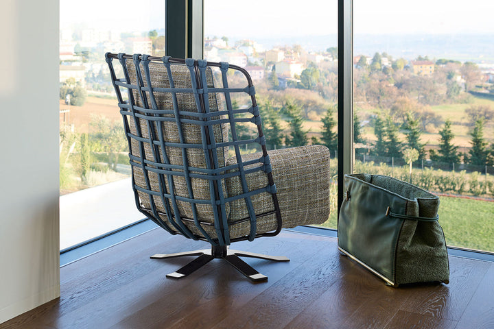 Cocoon Swivel Armchair Chairs Gamma Arredamenti
