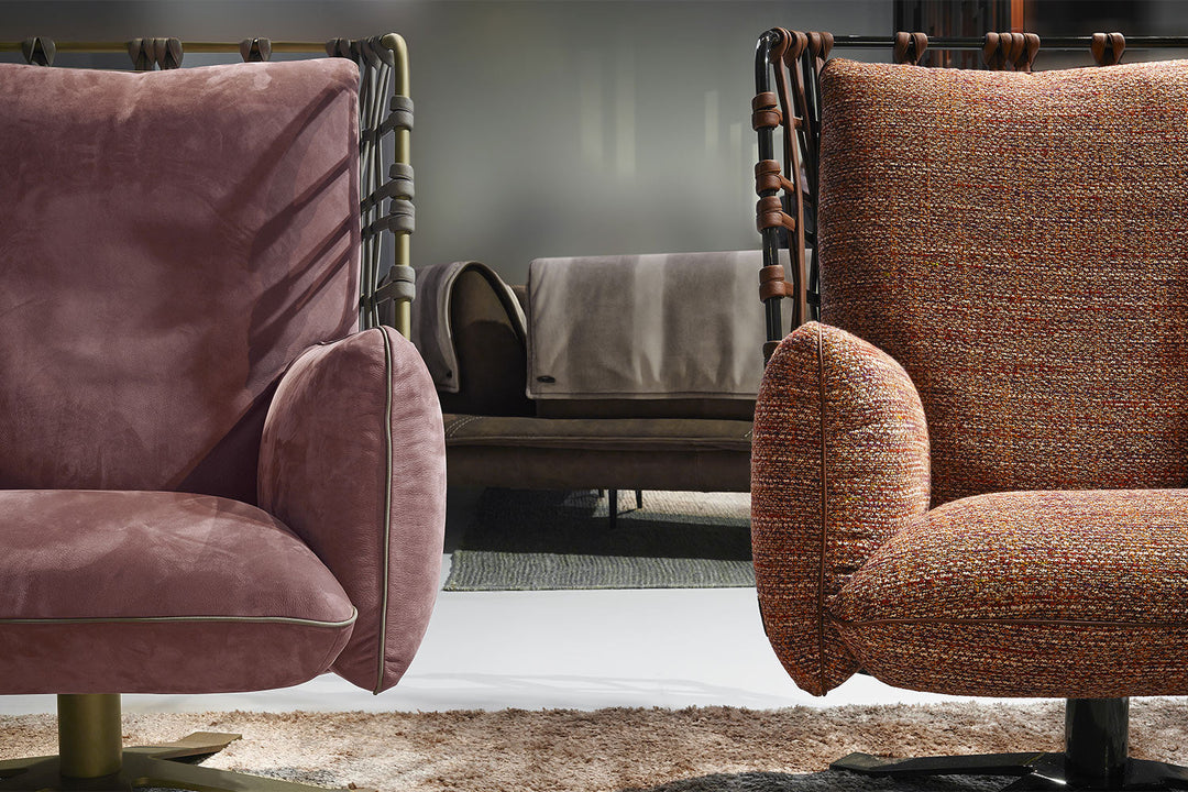 Cocoon Swivel Armchair Chairs Gamma Arredamenti