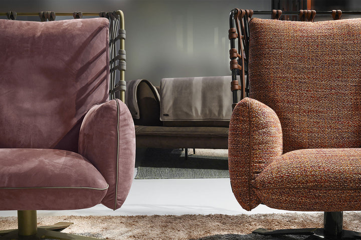 Cocoon Swivel Armchair Chairs Gamma Arredamenti