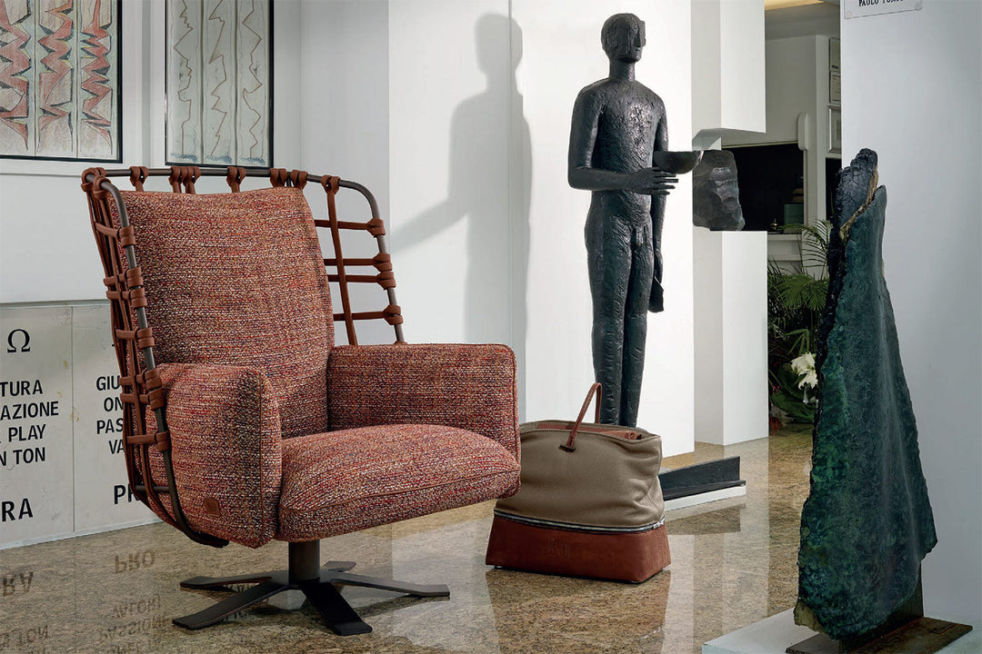 Cocoon Swivel Armchair Chairs Gamma Arredamenti