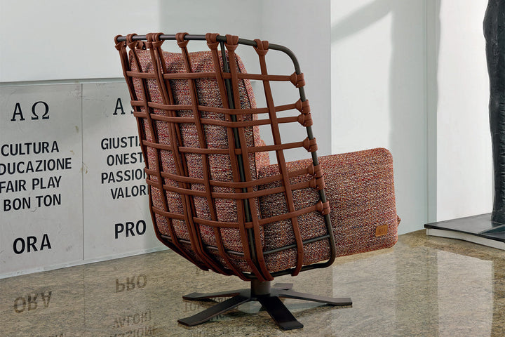 Cocoon Swivel Armchair Chairs Gamma Arredamenti