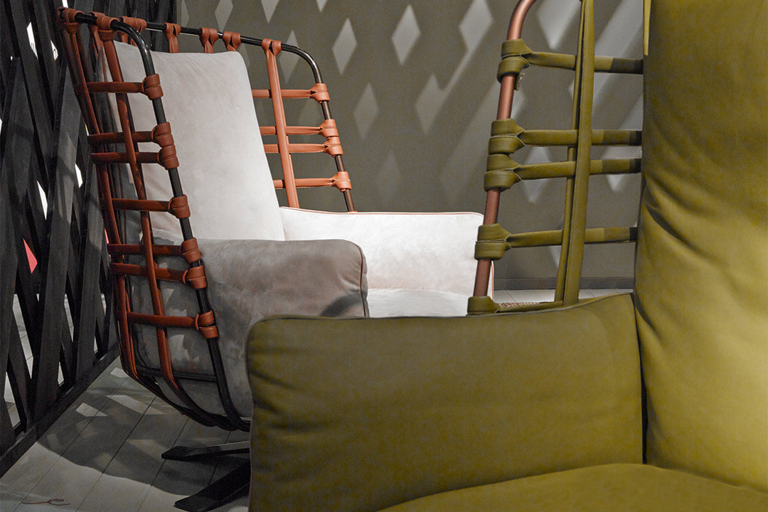 Cocoon Swivel Armchair Chairs Gamma Arredamenti