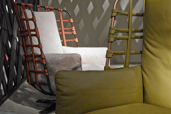 Cocoon Swivel Armchair Chairs Gamma Arredamenti