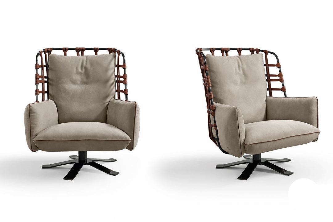 Cocoon Swivel Armchair Chairs Gamma Arredamenti